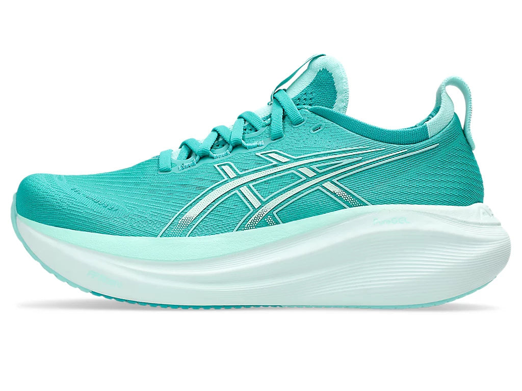 Women's Asics Gel-Nimbus 27 :Wave Teal | Illuminate Mint – iRUN