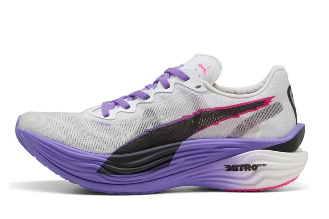 Women's Puma Deviate Nitro Elite 3 Digitokyo Racing Shoes :White