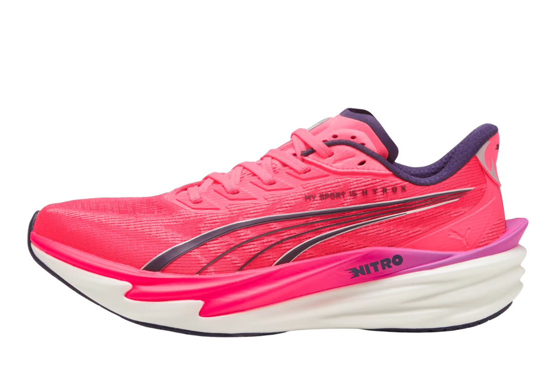 Men's Puma X Hyrox Deviate Nitro 4 :PUMA White | Pure Pink – iRUN