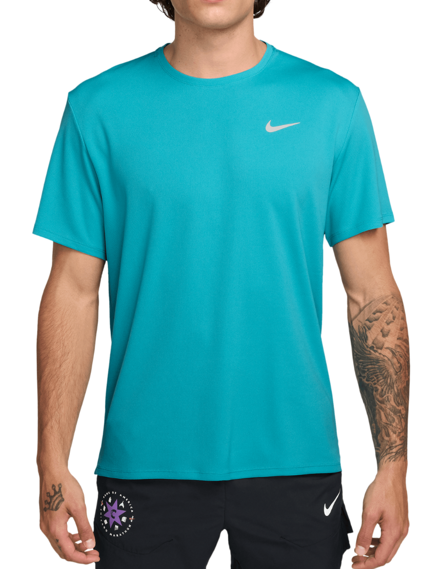 Men's Dri-Fit UV Miler Short-Sleeve Running Top :Dusty Cactus