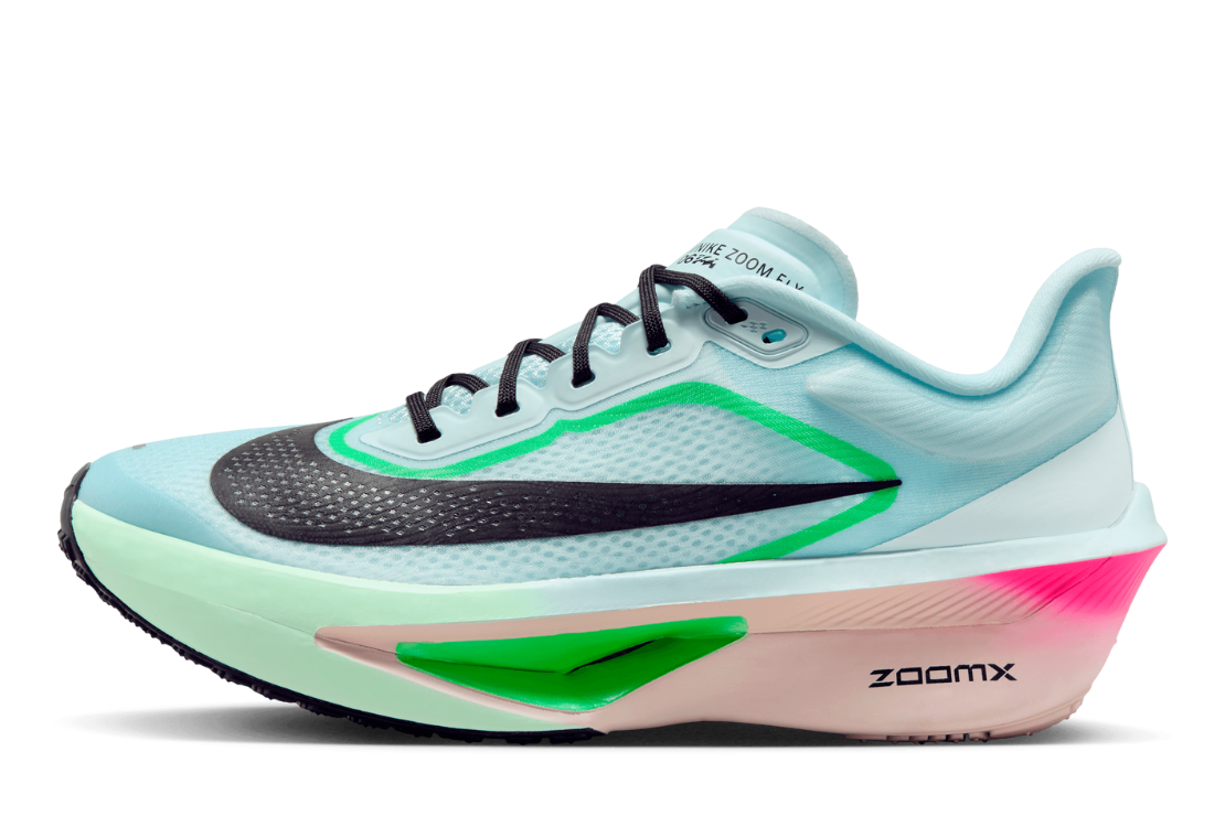 Women's Nike Zoom Fly 6 Running Shoes :Glacier Ice | Black – iRUN