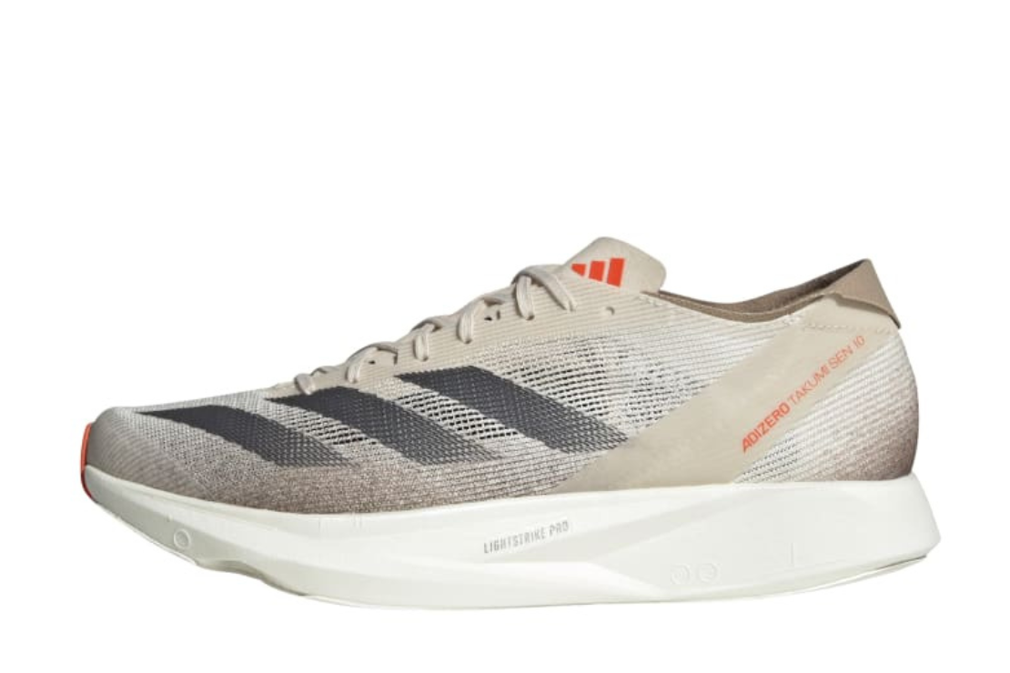 Men's Adidas Adizero Takumi Sen 10 :Chalk White | Grey Strata