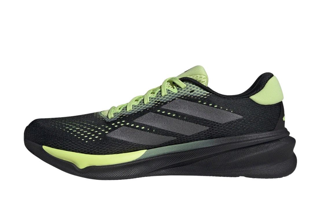 Men's Adidas Supernova Stride 2 :Core Black | Pulse Lime – iRUN