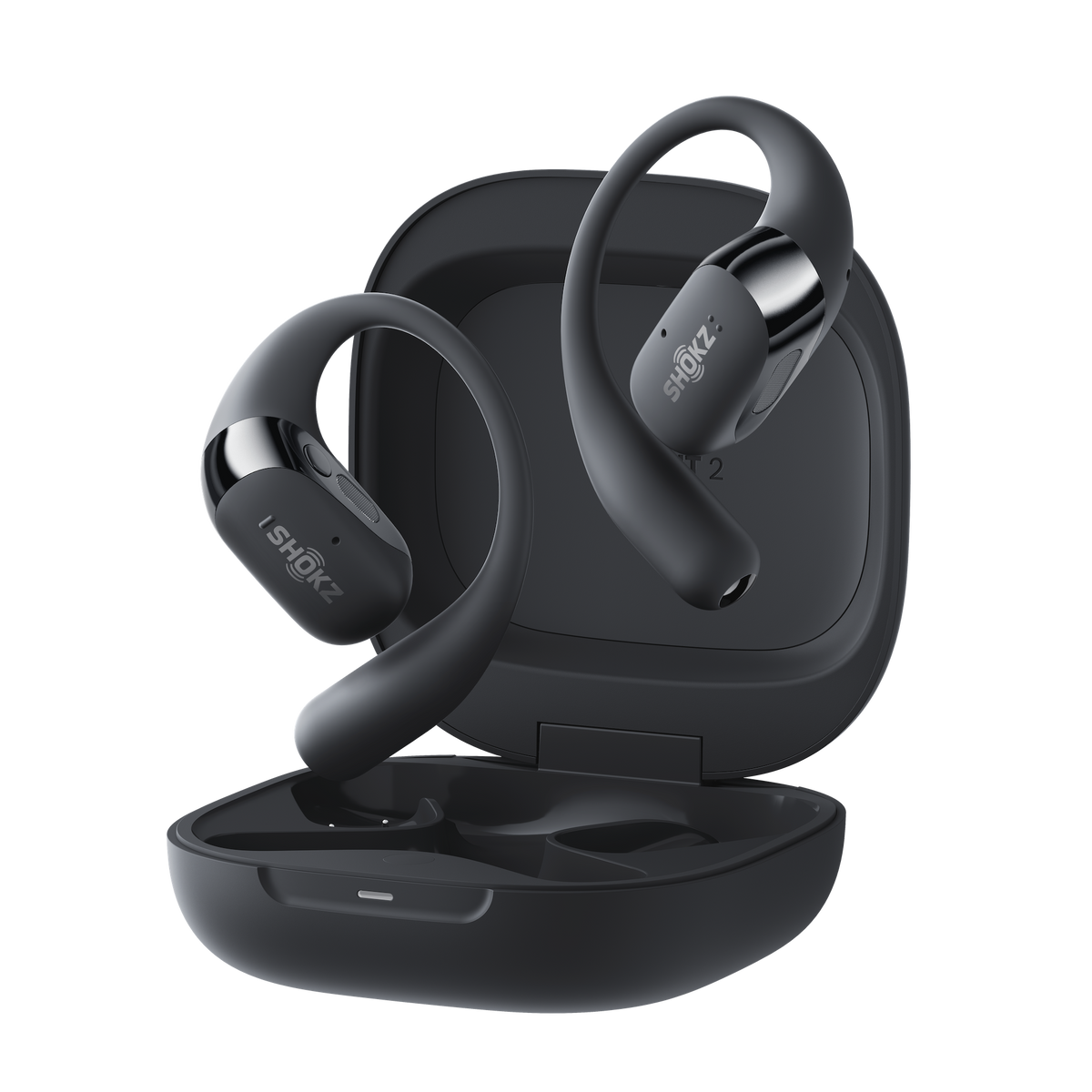 【新品未開封】 SHOKZ OpenFit 2 ブラック OpenFit 2 オープンイヤーイヤホン - Shokz (ショックス) 日本