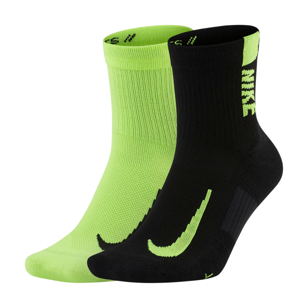 Nike Multiplier Running Ankle Socks 2 Pack 3 Colours iRUN Singapore