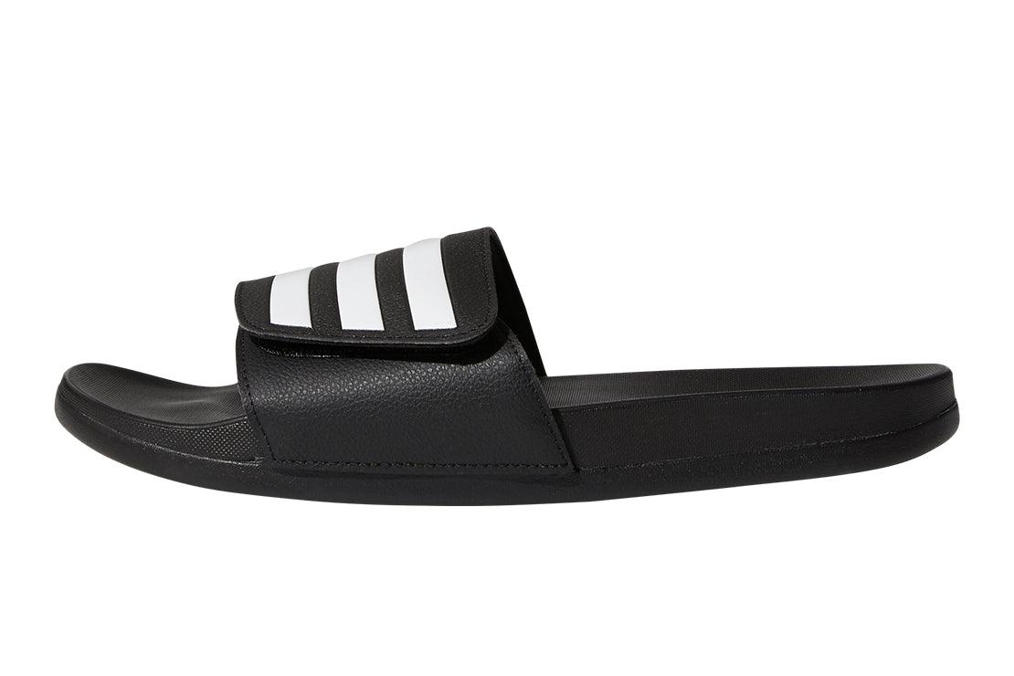 Adidas Adilette Comfort Adjustable Bandage Slides :Core Black