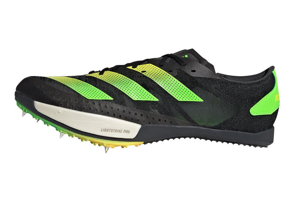 Adidas Adizero Ambition Track & Field :Black | Solar Green - iRUN Singapore