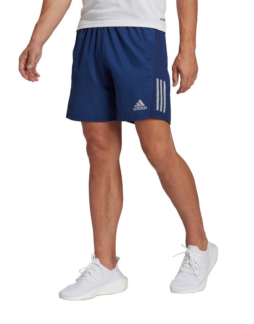 NWOT Adidas Men's Response 7 Running Shorts w/ Liner Black Blue Stripes  Medium