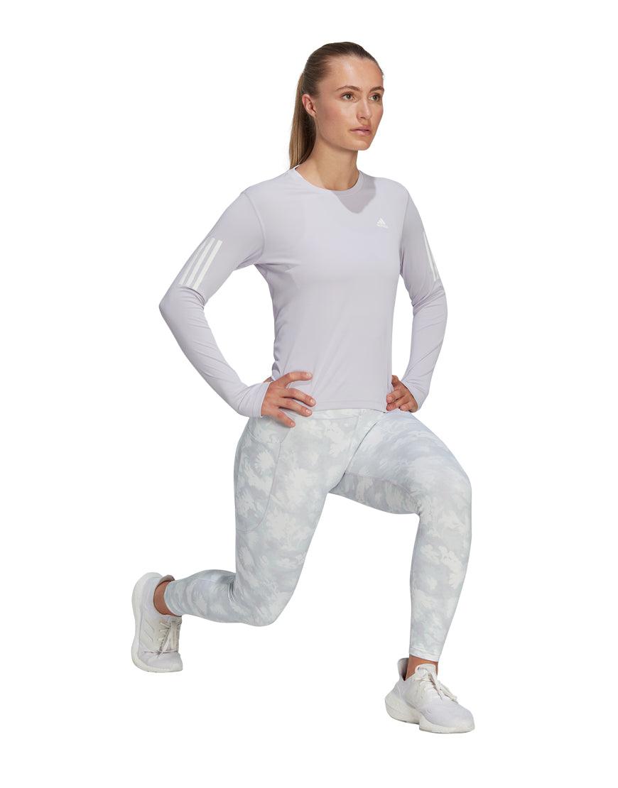 White adidas long 2025 sleeve women's