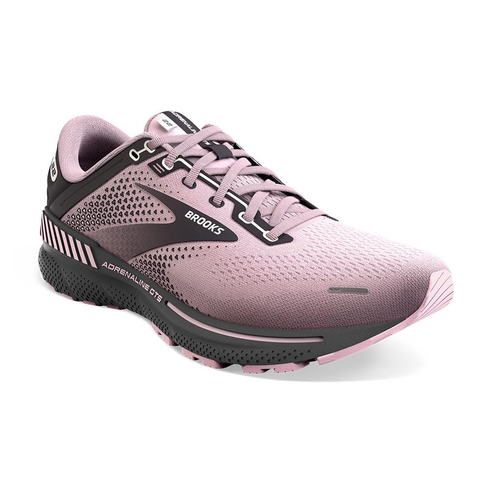 Women s Brooks Adrenaline GTS 22 Shoes Pink Blackened Pearl