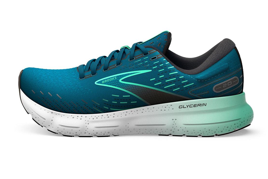 Men's Brooks Glycerin 20 Shoes :Moroccan Blue Black – iRUN Singapore