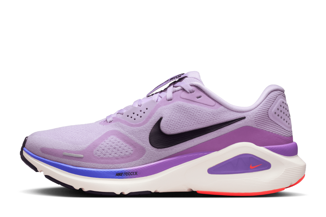 Women's Nike Structure 26 Running Shoes :Violet Mist | Cave Purple