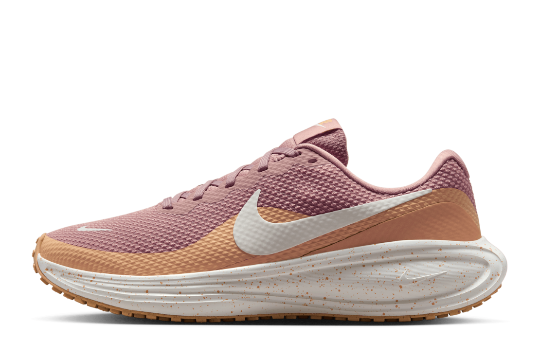 ローズ Women's Nike Revolution 8 Running Shoes :Particle Pink | Orange