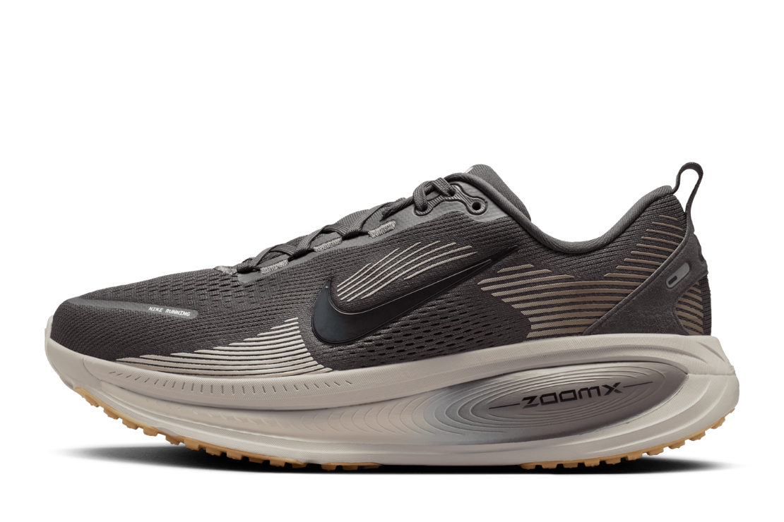 Men's Nike Vomero 18 Running Shoes :Medium Ash | Black College