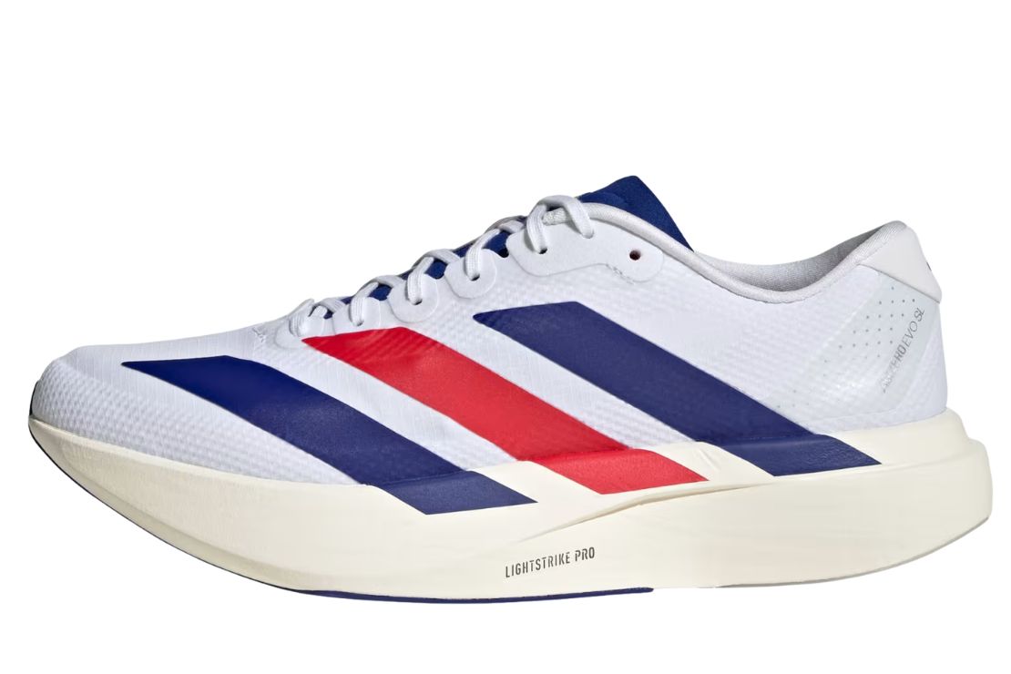 Men's Adidas Adizero EVO SL Woven :Cloud White | Mystery Ink