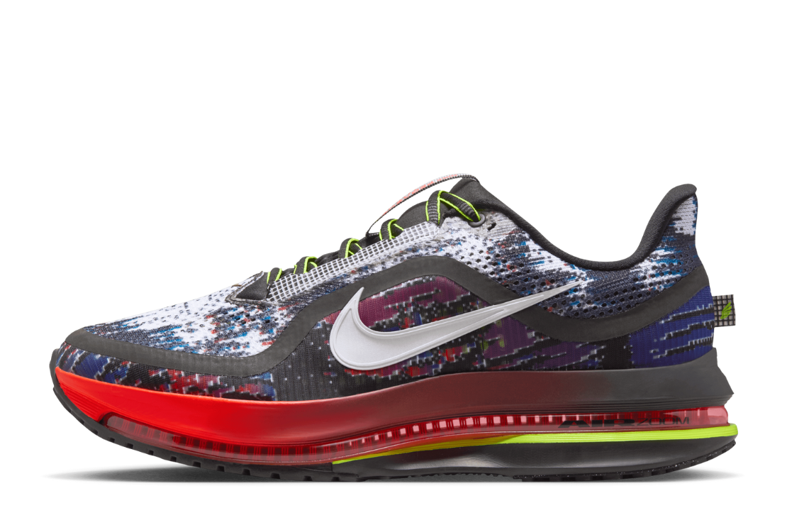 nike multi color running shoes