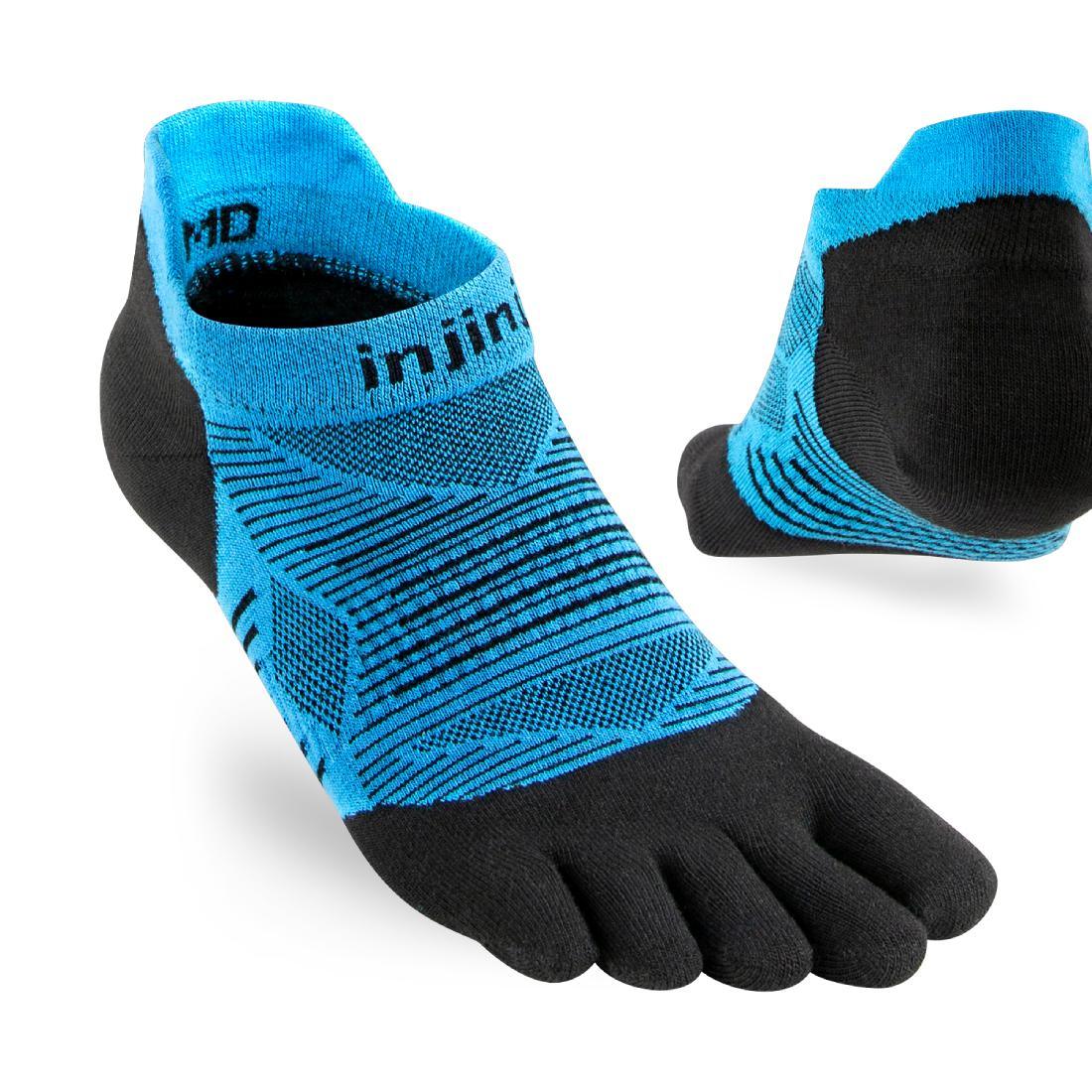 Injinji Run 2.0 Lightweight No-Show, Toe Socks