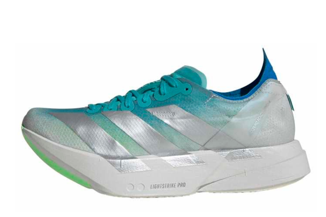 Women's Adidas Adizero Adios Pro 4 Running Shoes :Hi-Res Aqua