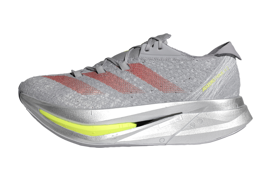 dimooU・x・U Adidas Adizero Prime X 2 Strung Men's Shoes:Grey | Lucid Red