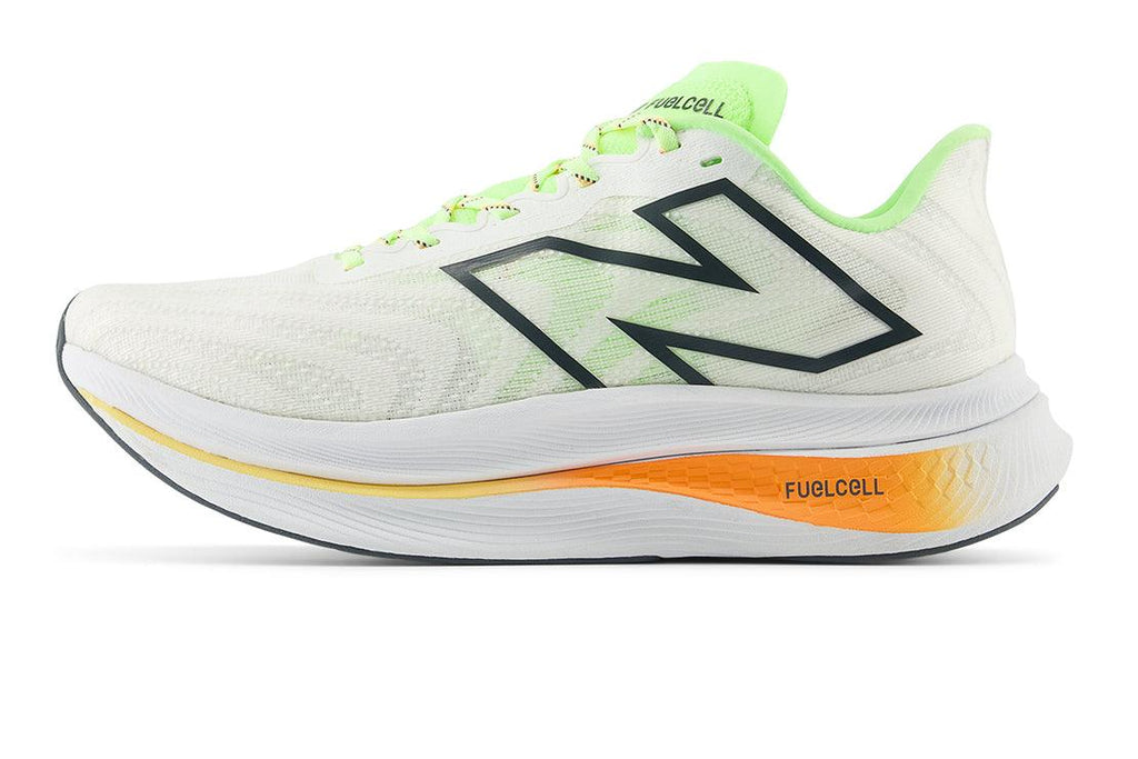 New Balance FuelCell SuperComp Trainer v2 (D) Men's :White | Bleached Lime Glo - iRUN Singapore