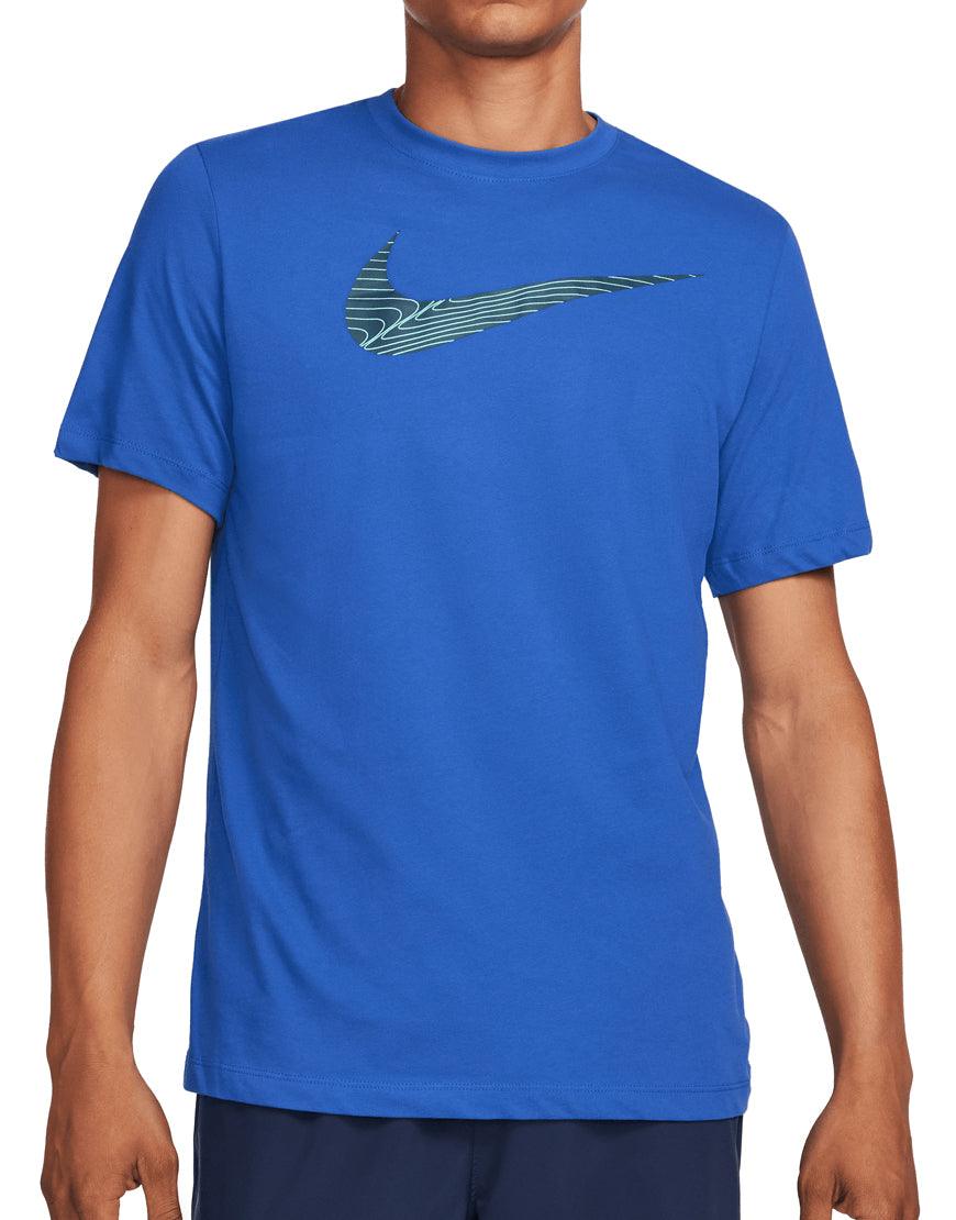 Men's Nike DriFIT Fitness Tee :Blue – iRUN Singapore