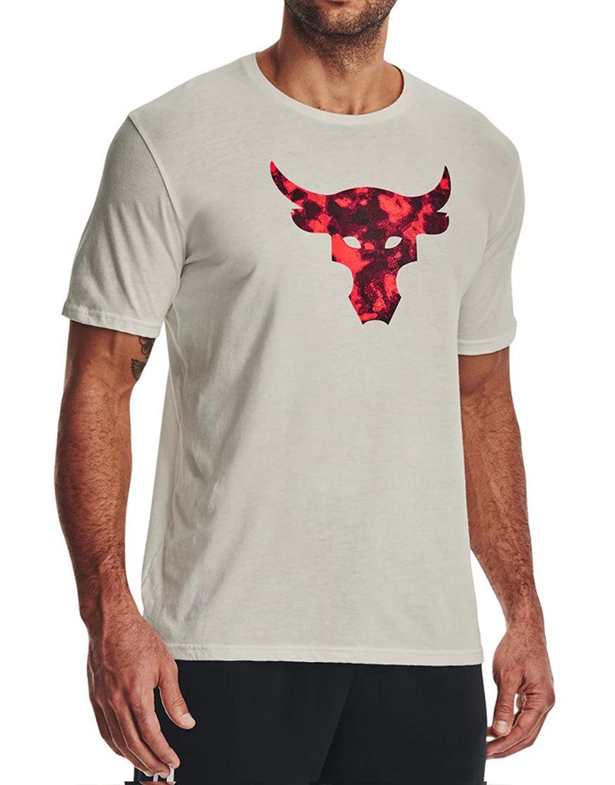 Men's Under Armour Project Rock Brahma Bull Tee :Ivory – iRUN