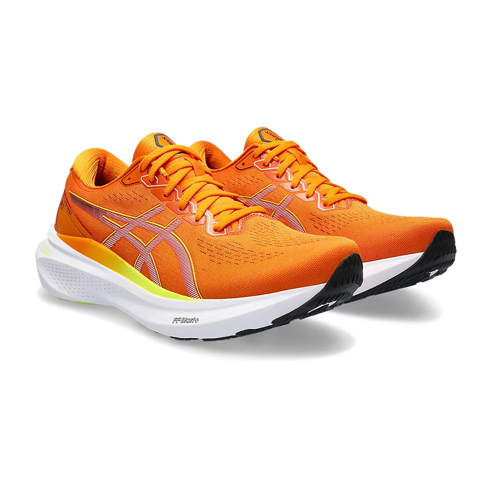 Asics orange deals running shoes