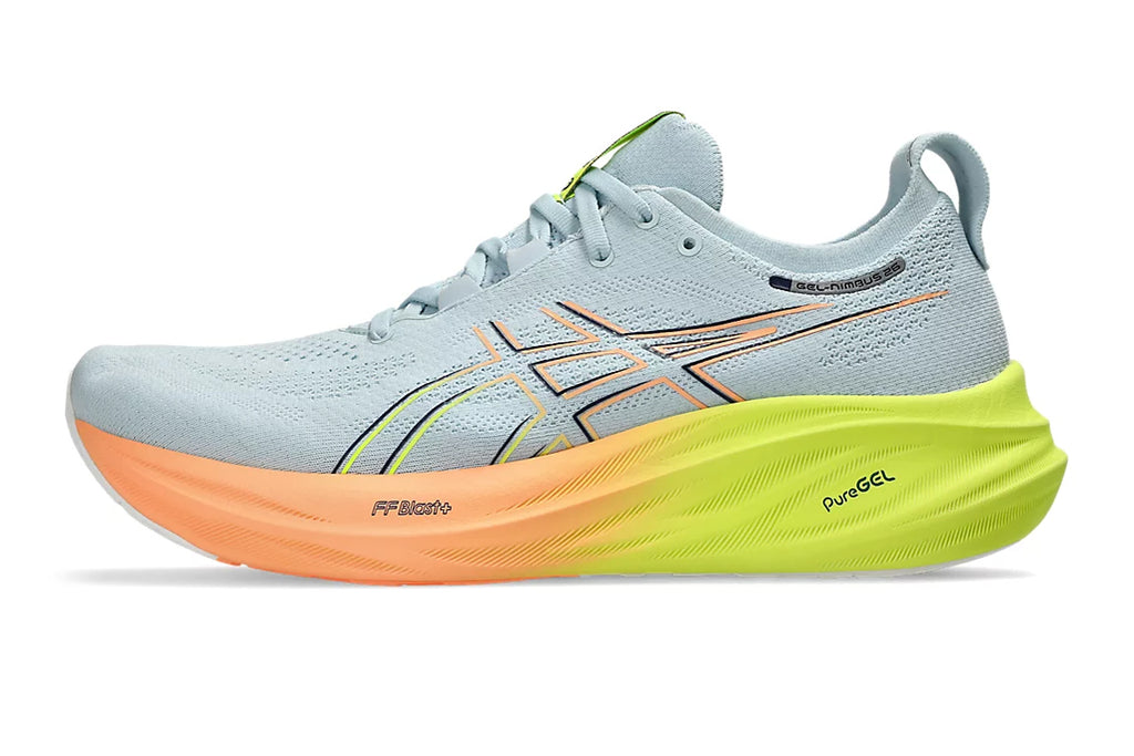 Gel-Nimbus 26 Paris Women's :Cool Grey I Safety Yellow