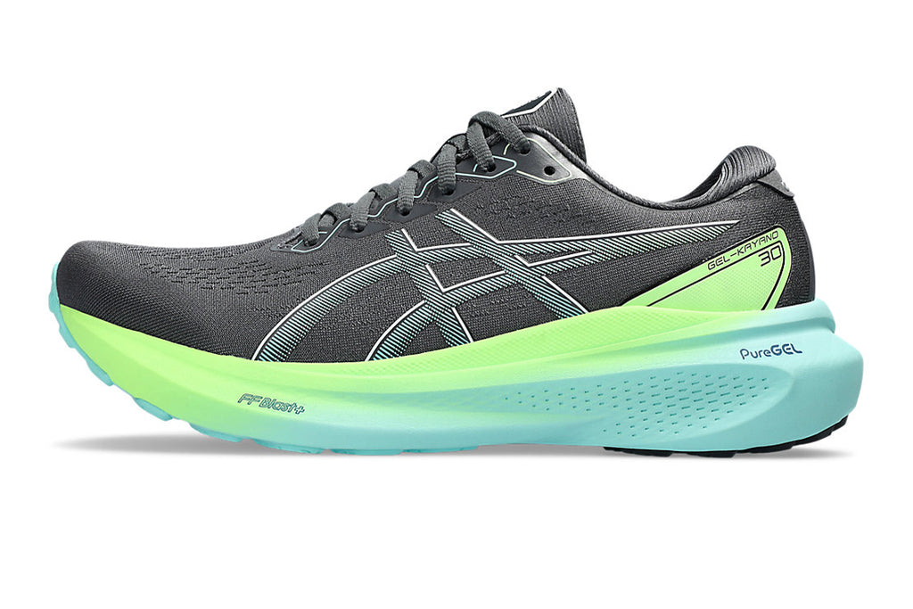 Gel-Kayano 30 (2E) Men's :Carrier Grey I Illuminate Mint