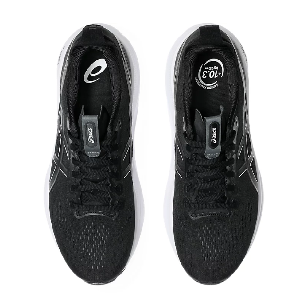 Men's Asics Gel-Kayano 32 Extra Wide Running Shoes :Black | White