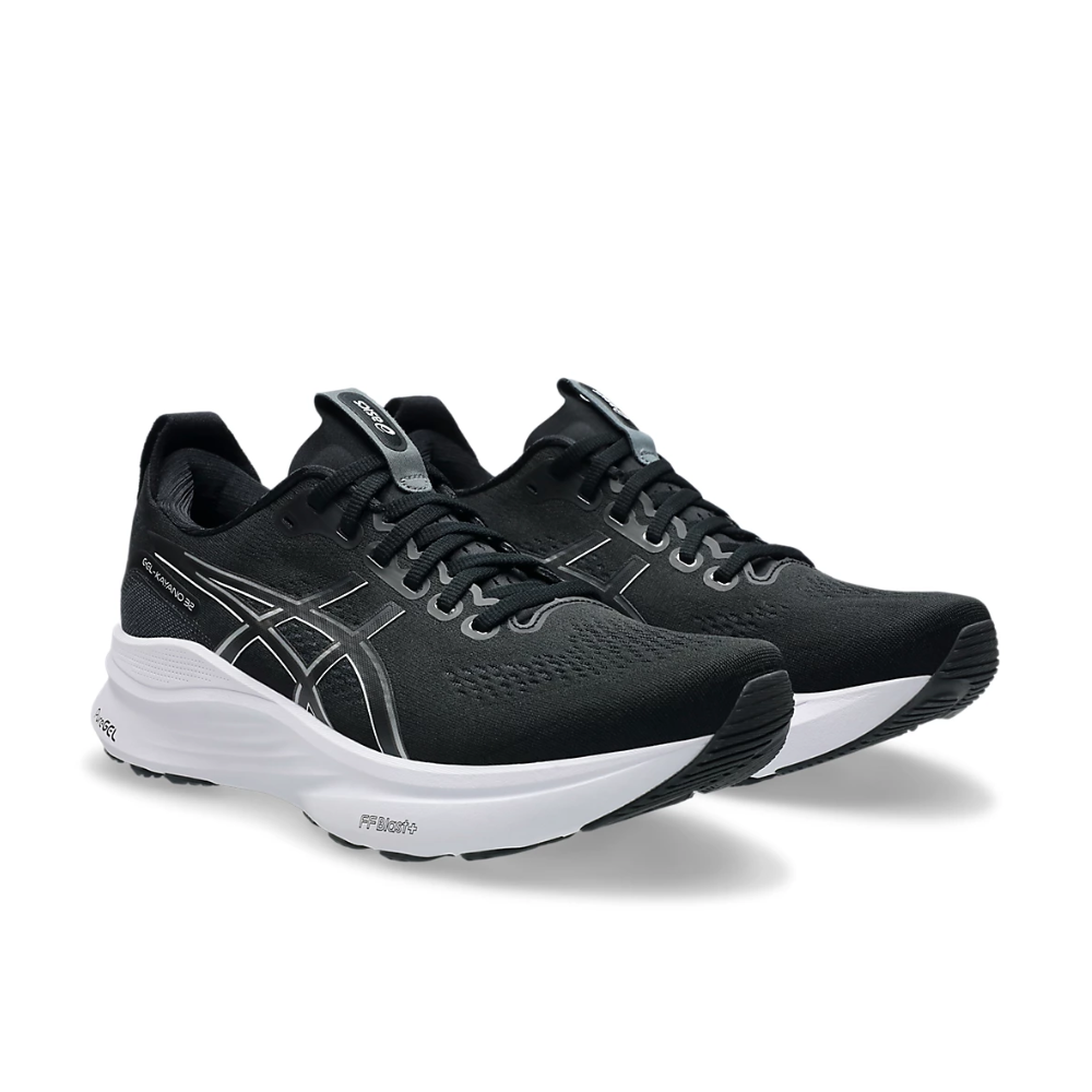 Men's Asics Gel-Kayano 32 Extra Wide Running Shoes :Black | White