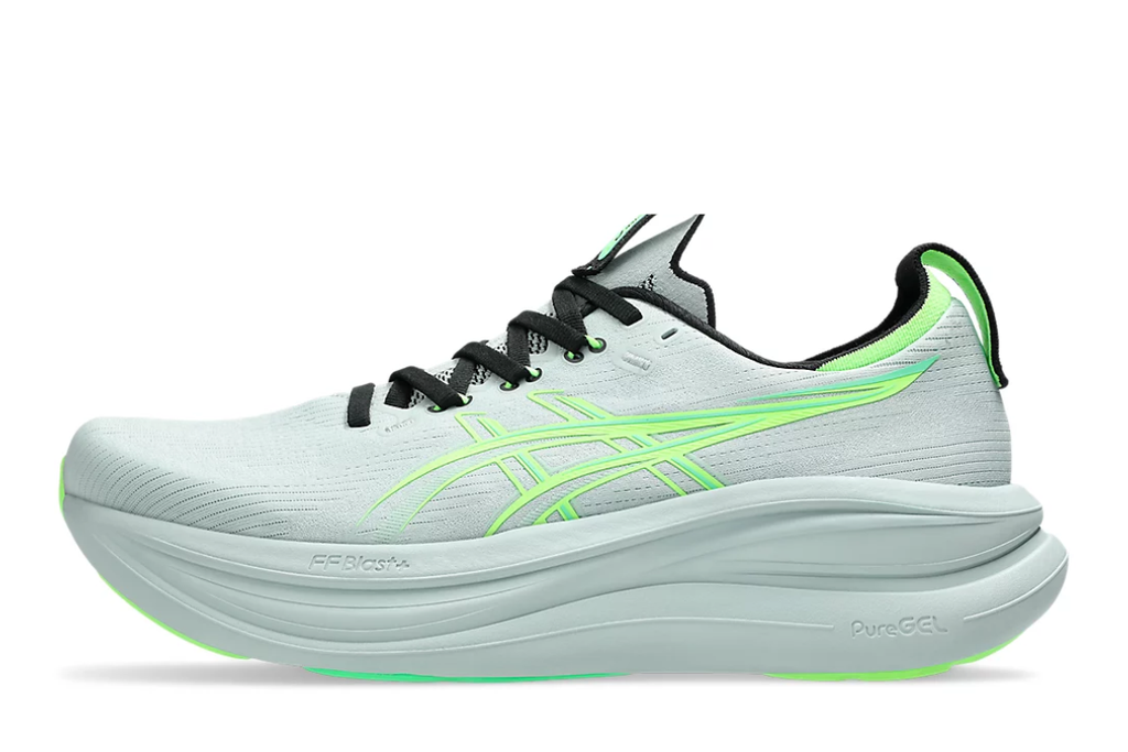 Gel-Nimbus 28 (2E) Men's :Cold Moss | Illuminate Green