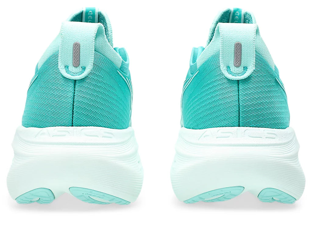 シーラ Women's Asics Gel-Nimbus 27 :Wave Teal | Illuminate Mint – iRUN