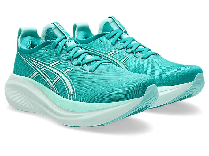 Women's Asics Gel-Nimbus 27 :Wave Teal | Illuminate Mint – iRUN