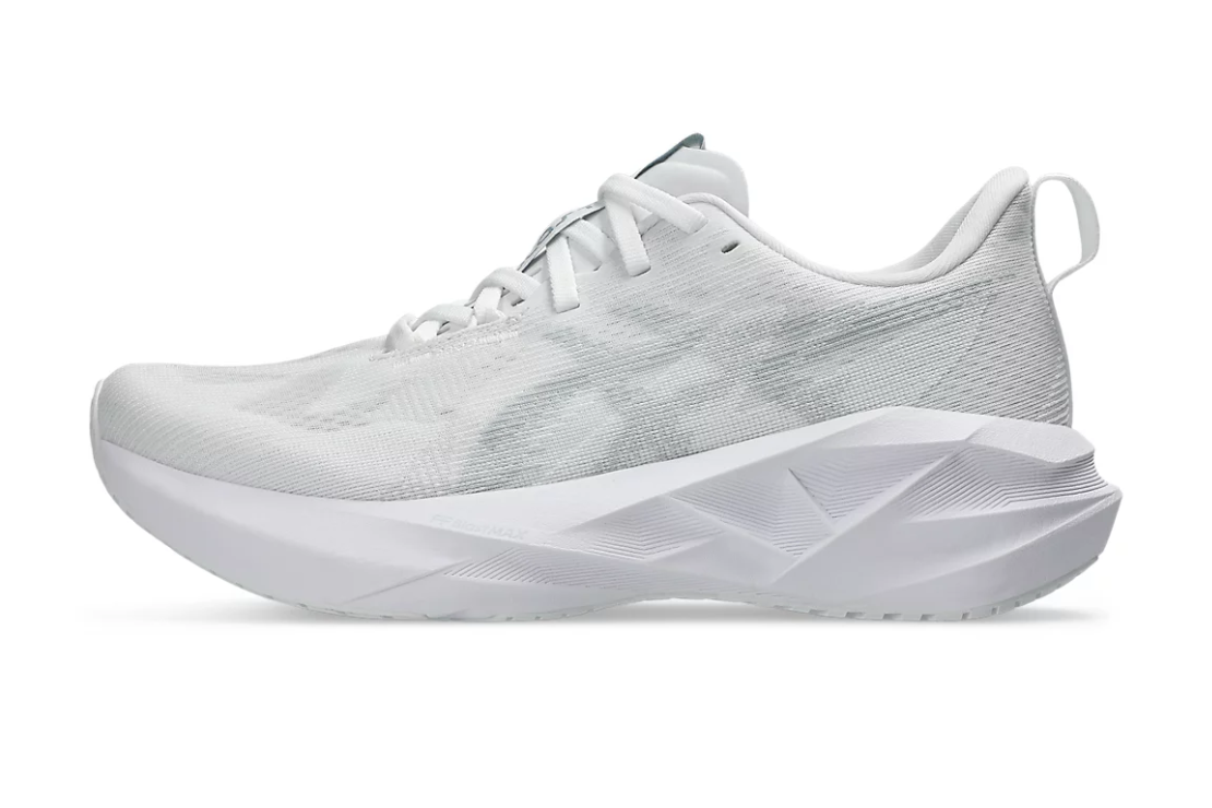 Women's Asics Novablast 5 Running Shoes :White | Piedmont Grey