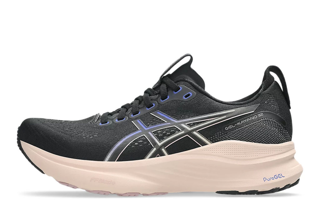 Gel Kayano 32 Women's :Black | Pearl Pink