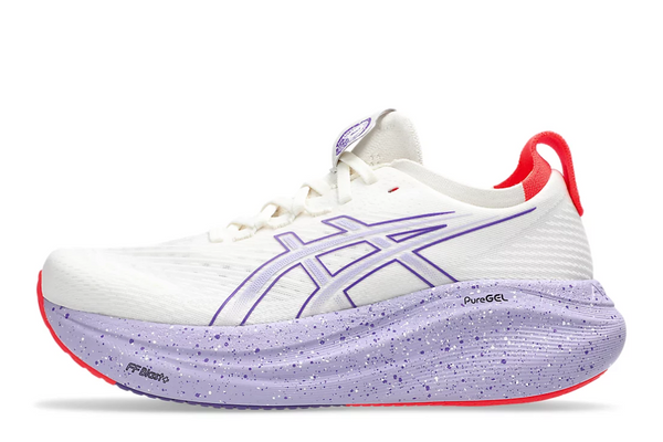◆むーたん◆ Women's Asics Gel-Nimbus 27 Tokyo Running Shoes :Cream | Edo