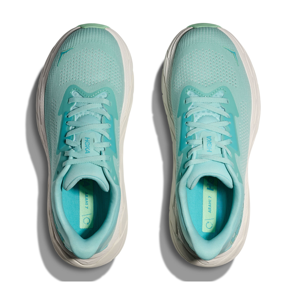 Women's Hoka Arahi 7 Running Shoes :Blue Spark | Snow Melt – iRUN