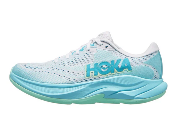 Women's Hoka Rincon 4 Running Shoes :Frost | Blue Spark – iRUN