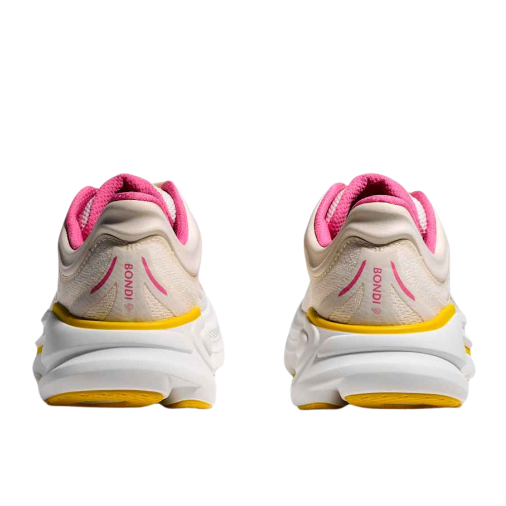 Women's Hoka Bondi 9 Running Shoes :Alabaster | Birch – iRUN Singapore