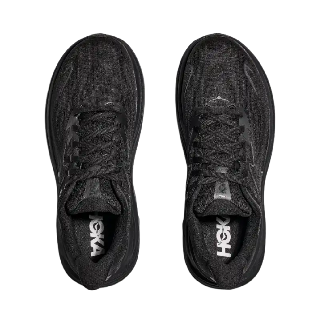 Men's Hoka Clifton 10 Running Shoes :All Black – iRUN Singapore