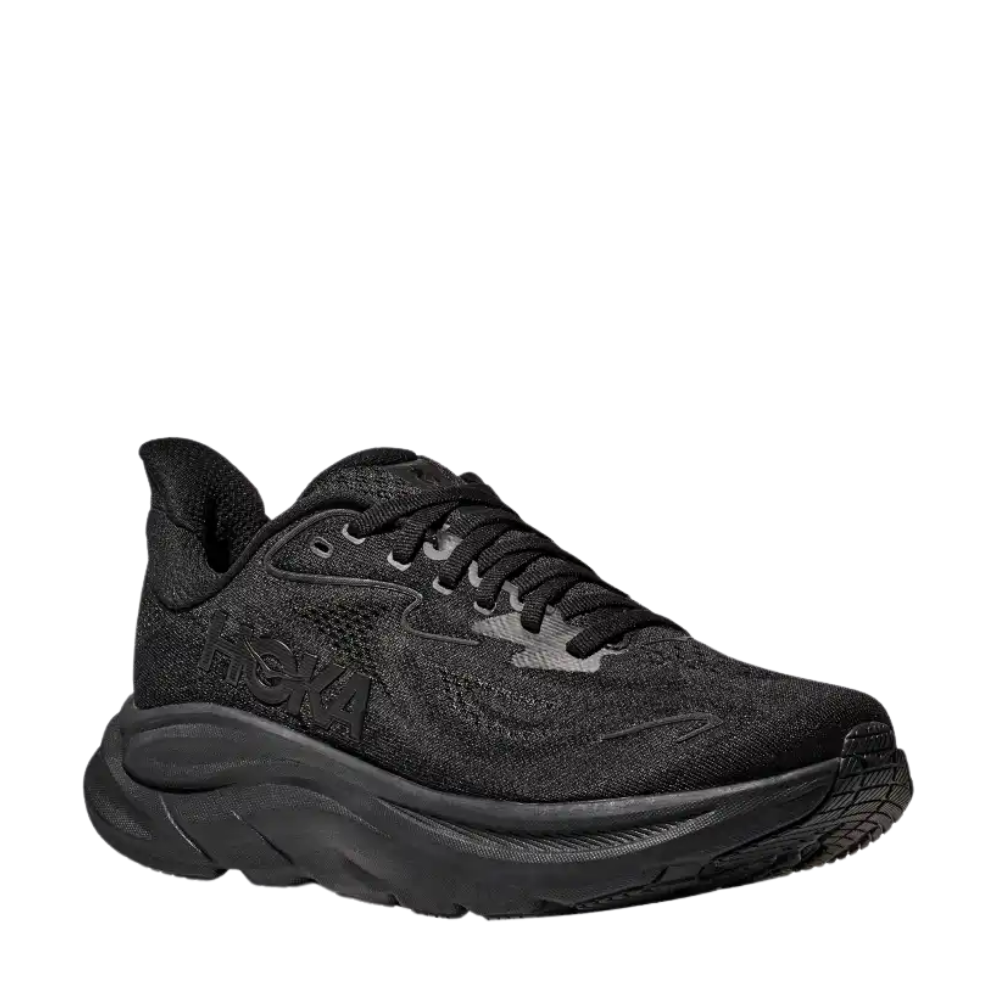 Men's Hoka Clifton 10 Running Shoes :All Black – iRUN Singapore
