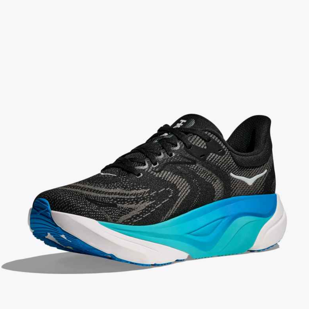 Men's Hoka Arahi 8 (Wide) Stability Shoes :Black | Skyward Blue