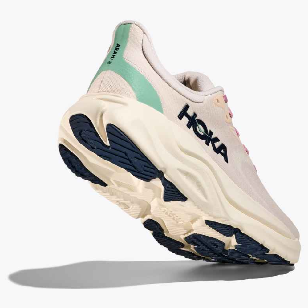 Women's Hoka Arahi 8 (Wide) Stability Shoes :Rose Cream