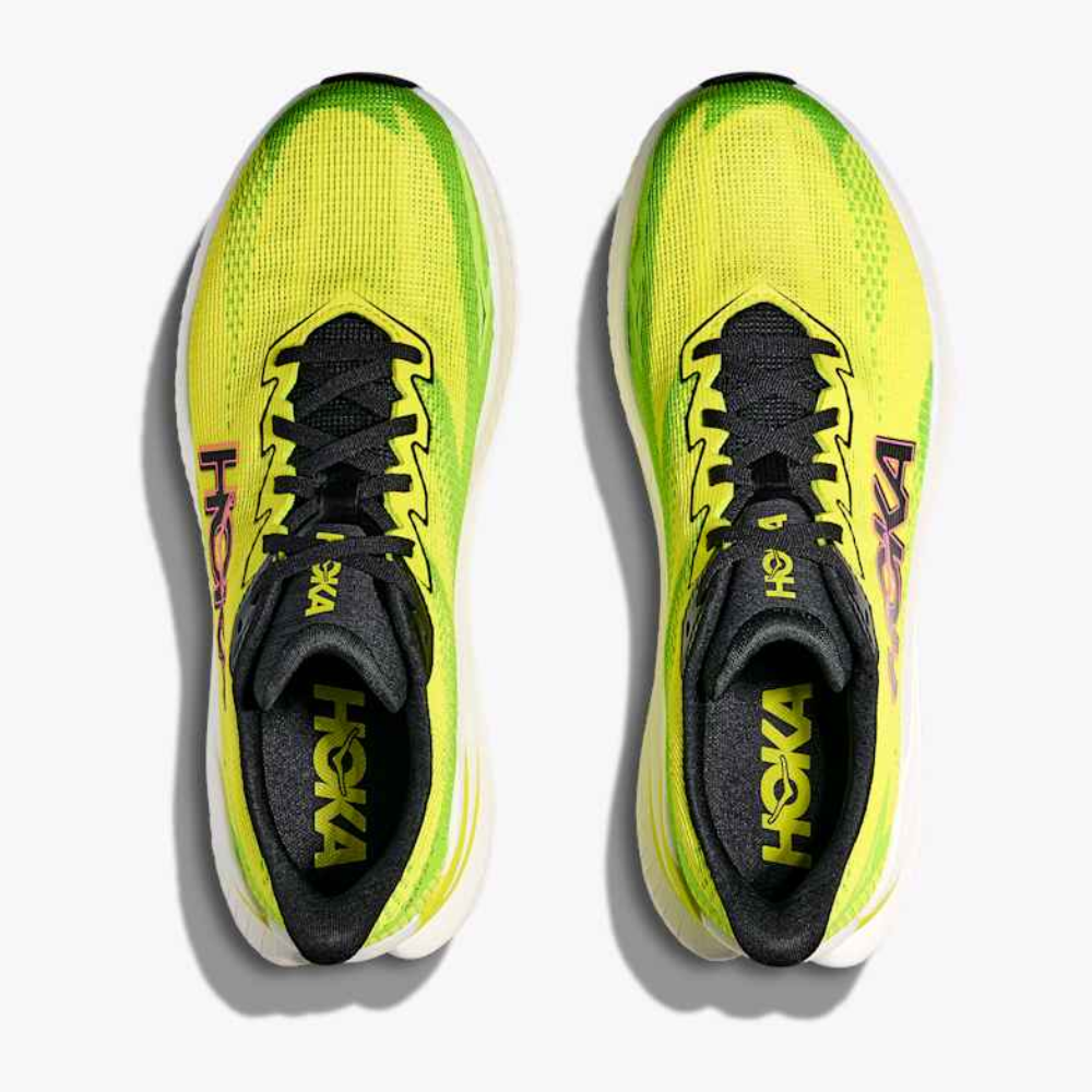 Men's Hoka Mach X 3 :Neon Hoka Citrus | Neon Lime – iRUN Singapore
