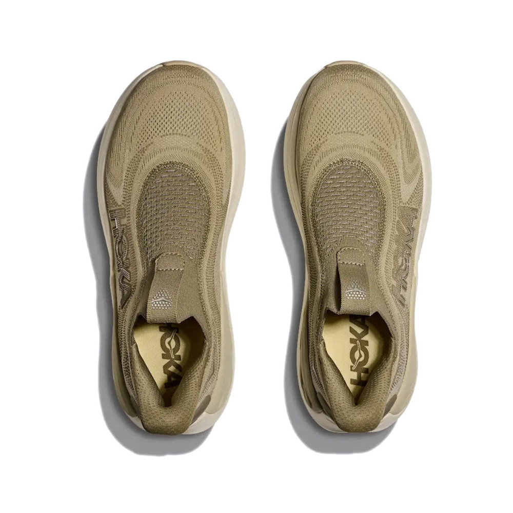 HOKA skyward laceless グラスランドワイルドマッシュルーム Men's Hoka Skyward Laceless Shoes :Grassland | Wild Mushroom
