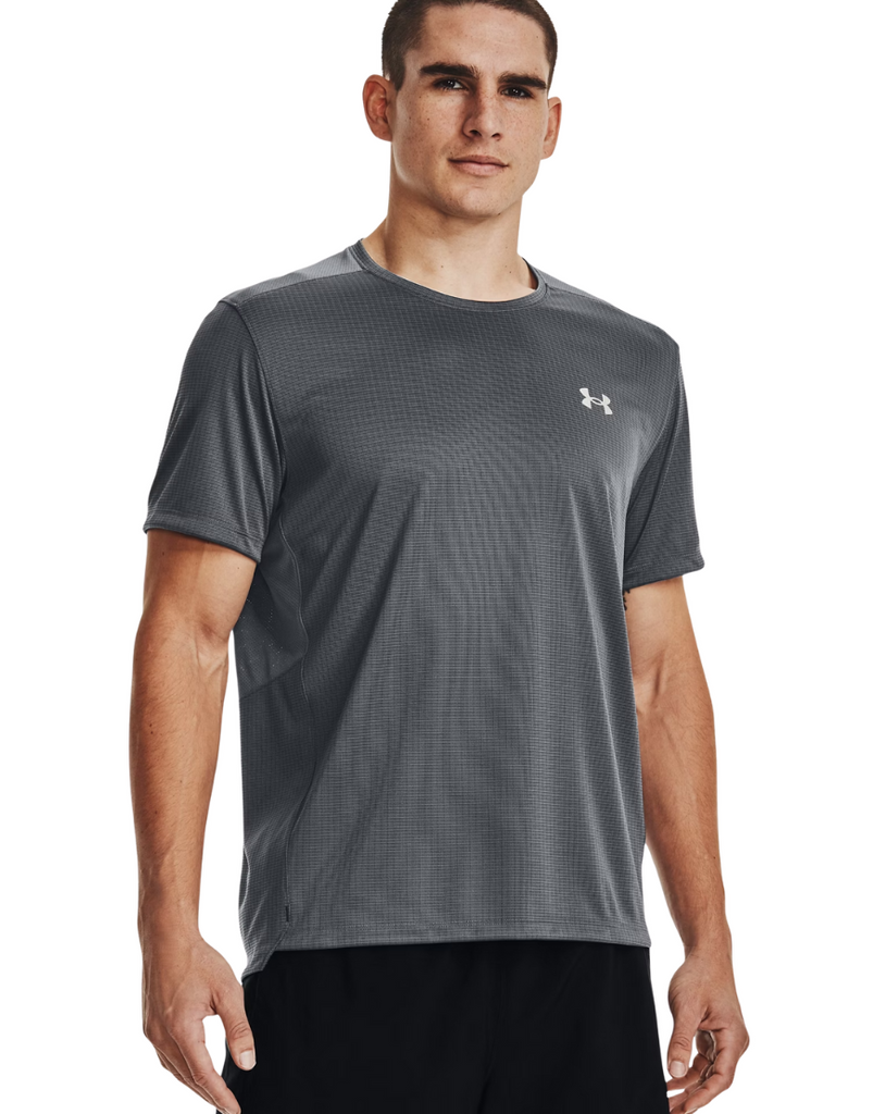 MEN'S UA SPEED STRIDE 2.0 TEE :GREY