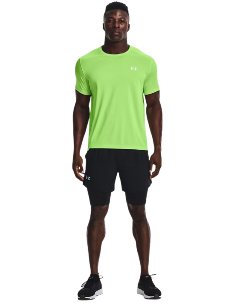 Men's UA LAUNCH SW 5'' 2N1 SHORT : BLACK