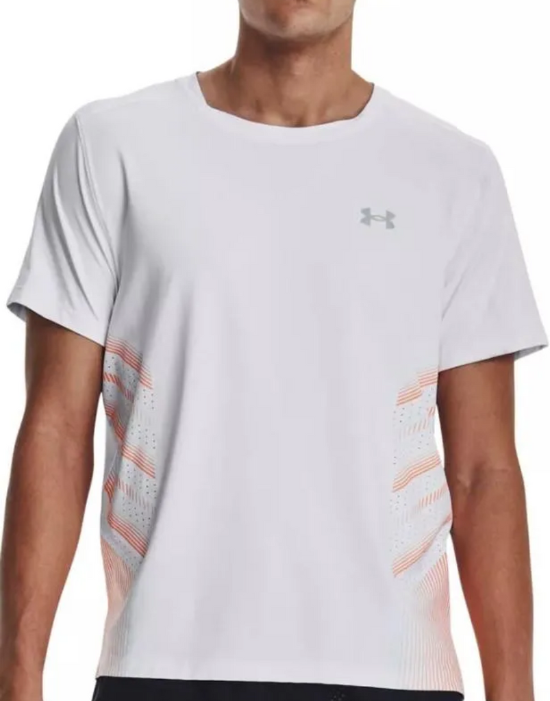Men's Launch Elite Graphic Short Sleeve :White