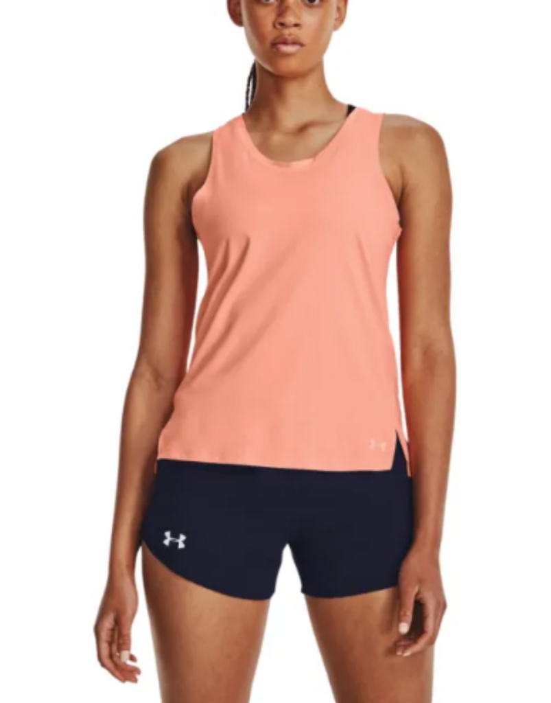 Women's Iso-Chill Laser Tank :Peach